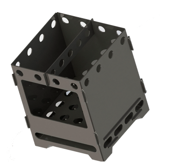 The wood chip stove is a field-grade ChM 2 mm