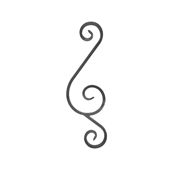 Rosette 14.002 sq.12 smooth (forging)
