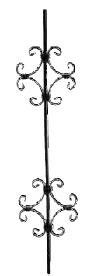 Baluster 21.031 sq. 12 (forging)