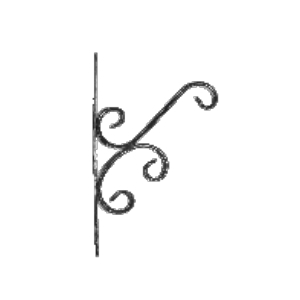 Bracket for planter (forging)