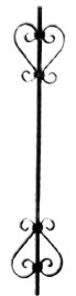 Baluster 21.039 sq. 10 (forging)