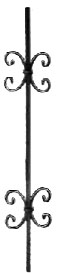 Baluster 21.027 sq. 12 (forging)