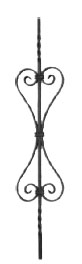 Baluster 05.175 square 14 (forging)