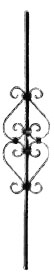 Baluster 21.037 sq. 14 (forging)